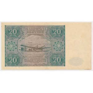 20 złotych 1946 - A - mała litera