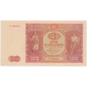 100 złotych 1946 - F - mała litera