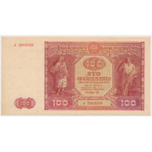 100 złotych 1946 - J - mała litera