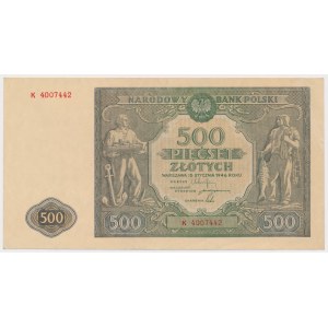 500 złotych 1946 - K