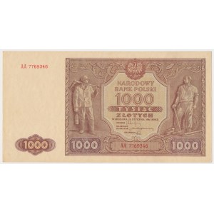 1.000 złotych 1946 - AA