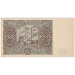 1.000 złotych 1947 - duża litera - D