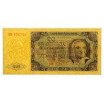20 złotych 1948 - HM 9701... papier PLASTYFIKOWANY kremowy