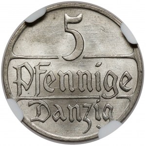 Gdańsk, 5 fenigów 1923
