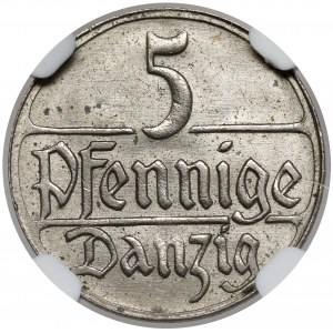 Gdańsk, 5 fenigów 1923