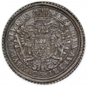 Śląsk, Karol VI, Talar 1713, Wrocław