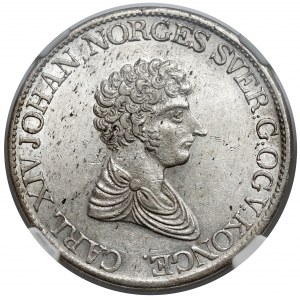 Norwegia, Carl XIV Johan, Speciedaler 1830 - rzadki