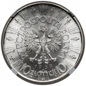 Piłsudski 10 złotych 1939