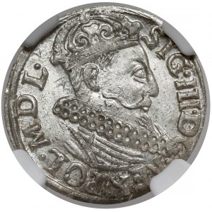 Zygmunt III Waza, Trojak Kraków 1619 - piękny