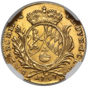 Bawaria, Karl Theodor, Dukat 1787 HS, Monachium