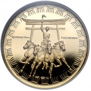 Japonia, ZŁOTY Medal okolicznościowy 1964 - 18. Igrzyska Olimpijskie