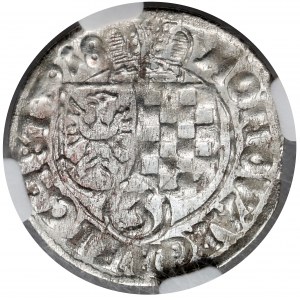 Śląsk, Jan Chrystian i Jerzy Rudolf, 3 krajcary 1618, Złoty Stok