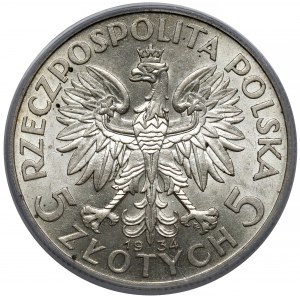 Głowa Kobiety 5 złotych 1934