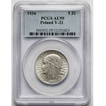 Głowa Kobiety 5 złotych 1934