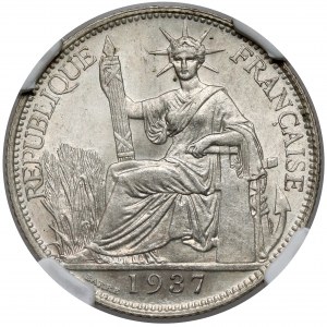 Indochiny Francuskie, 20 centimes 1937, Paryż