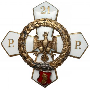 Odznaka, 21 Warszawski Pułk Piechoty