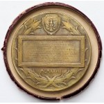 Medal, 100-lecie Banku Polskiego, Lubecki-Jelski 1928 - w pudełku