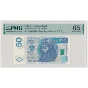 50 zł 2012 - AA
