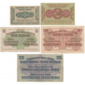 Poznań, 20 kopiejek do 25 rubli 1916 - zestaw (5szt)