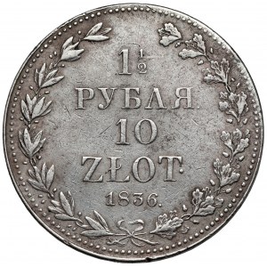 1-1/2 rubla = 10 złotych 1836 MW, Warszawa