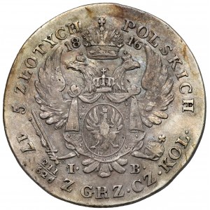 5 złotych polskich 1816 IB - pierwsze