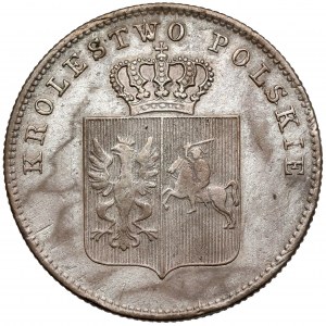 Powstanie Listopadowe, 2 złote 1831 KG - manipulowana