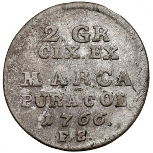 Poniatowski, Półzłotek 1766 FS