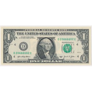 USA, 1 Dollar 2021 - numer radarowy - 20666602