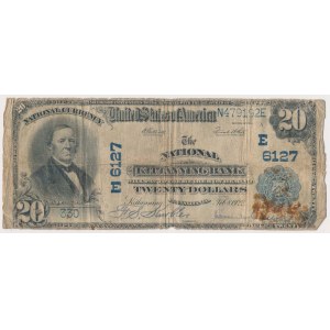 USA, 20 Dollars 1922 - Kittanning Bank, Pennsylvania