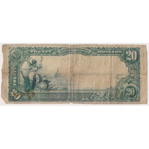 USA, 20 Dollars 1922 - Kittanning Bank, Pennsylvania