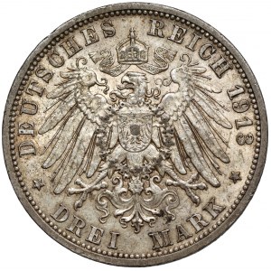Lubeka, 3 marki 1913-A, Berlin