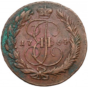 Rosja, Katarzyna II, 5 kopiejek 1764 MM, Moskwa