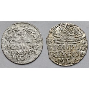 Zygmunt III Waza, Grosz Bydgoszcz 1624-1627 - zestaw (2szt)