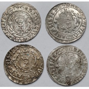Zygmunt III Waza, Grosz Gdańsk 1625-1626 - zestaw (4szt)