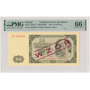 Wzór kolekcjonerski 50 złotych 1948 - EL