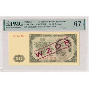 Wzór kolekcjonerski 50 złotych 1948 - EL