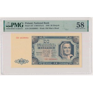 20 złotych 1948 - CH