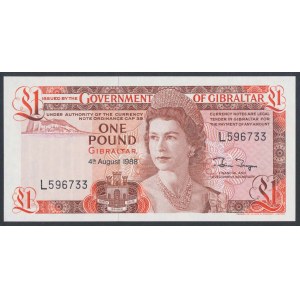 Gibraltar, 1 pound 1988