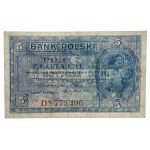 Londyn, 5 złotych 1939 - D - seria spoza puli - JEDYNA ZNANA