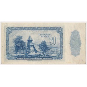 ABNCo, 20 złotych 1939 - K - seria spoza puli - JEDYNA ZNANA