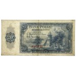 ABNCo, 20 złotych 1939 - K - seria spoza puli - JEDYNA ZNANA