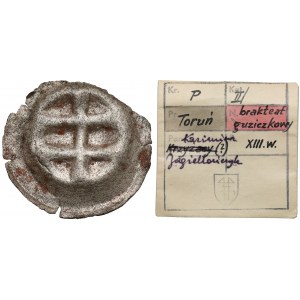 Kazimierz IV Jagiellończyk, Brakteat Toruń - rzadki - ex. Kałkowski