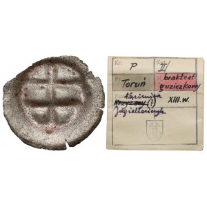 Kazimierz IV Jagiellończyk, Brakteat Toruń - rzadki - ex. Kałkowski