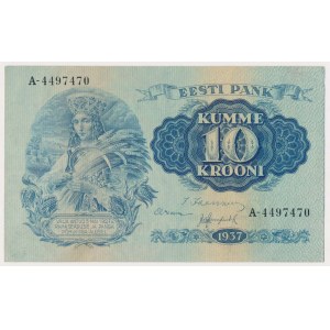 Estonia, 10 Krooni 1937