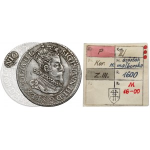 Zygmunt III Waza, Szóstak Malbork 1600-M - ex. Kałkowski