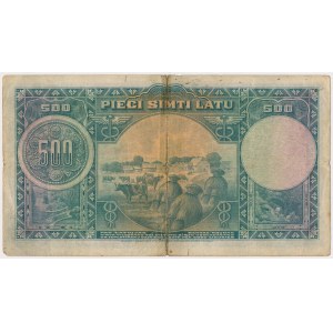 Latvia, 500 Latu 1929