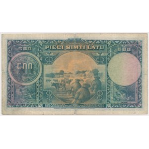 Latvia, 500 Latu 1929