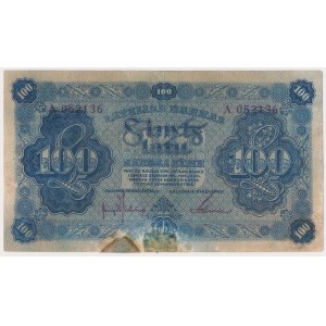 Latvia, 100 Latu 1923 - RARE