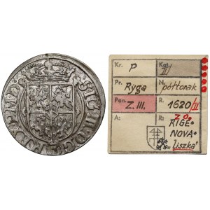 Zygmunt III Waza, Półtorak Ryga 1620 - ex. Kałkowski