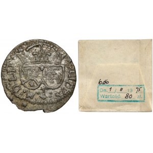 Zygmunt III Waza, Szeląg Wilno 1616 - krzyż - ex. Kałkowski